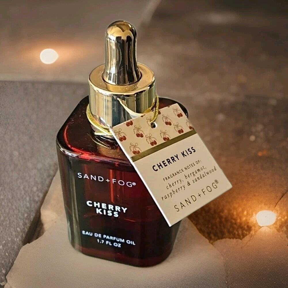 Sand And Fog Parfum Oil Cherry Kiss Eau De Parfum Oil Dropper 1.7 fl oz